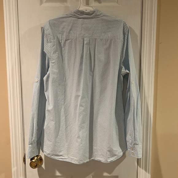 Vineyard Vines gingham blouse size 14 - Picture 6 of 6